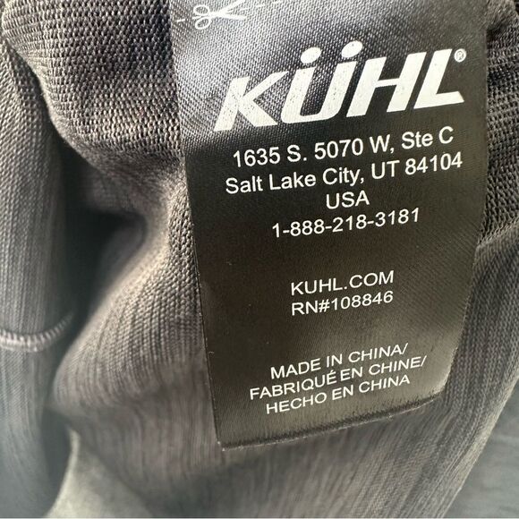 KUHL Jacket Men Medium Alloy 1/4 Zip Heather Gray Athletic Performance Pullover - Picture 9 of 10